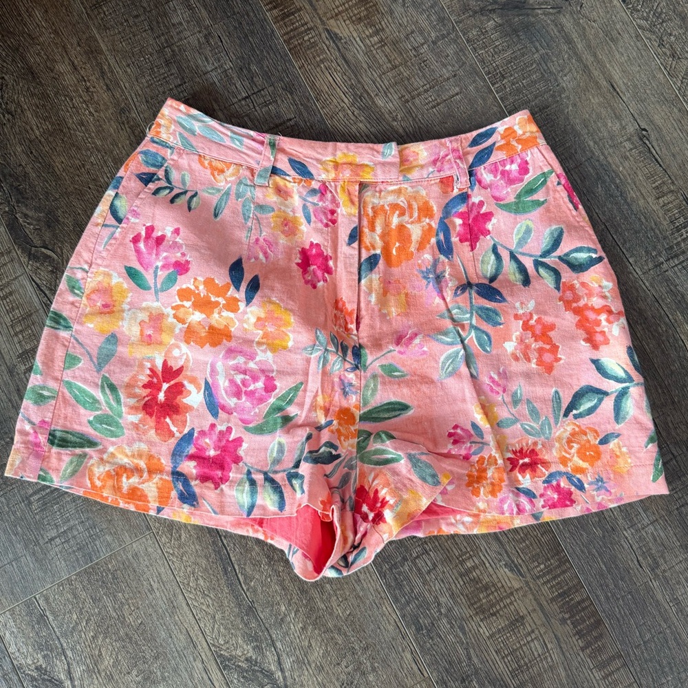Lovers + Friends Linen Blend Shorts